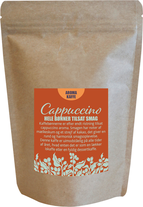 Smagskaffe Cappuccino - Hele b�nner 225g