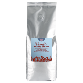 Kaffe Vanille 1 kg. Hele bnner