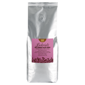 Kaffe Lakrids 1 kg. Hele bnner