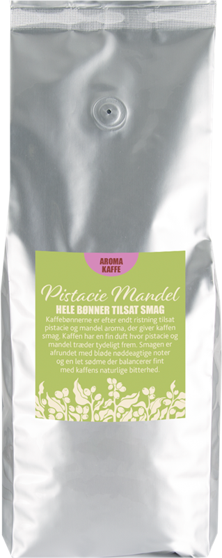 Smagskaffe Pistacie/mandel - 1 kg Hele b�nner