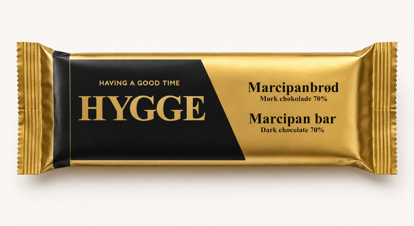HYGGE - Marcipanbr�d - M�rk chokolade 70%