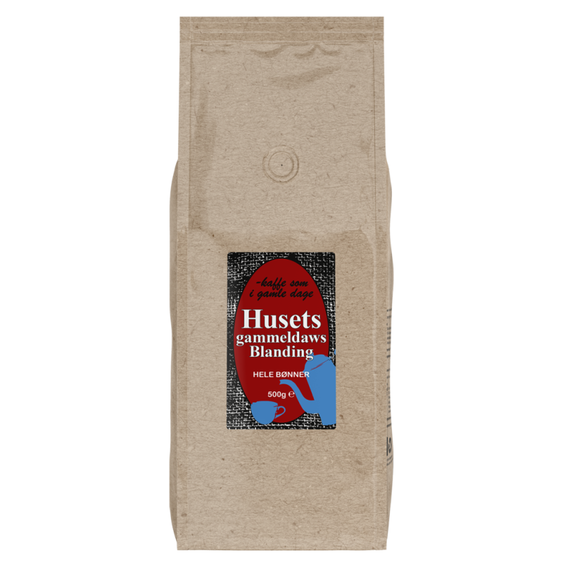 Husets Gammeldaws Blanding  Hele b�nner 500 g