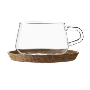 Glaskop m bambus underkop Classic 0,25L 1 stk VIVA