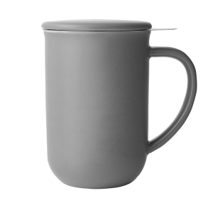 Krus med filter og l�g, Gr� Minima 1 stk VIVA