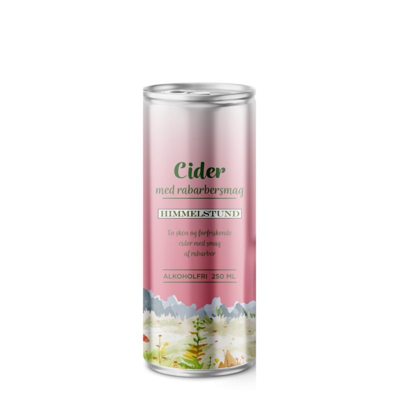 Himmelstund Rabarbercider alkoholfri 250ml