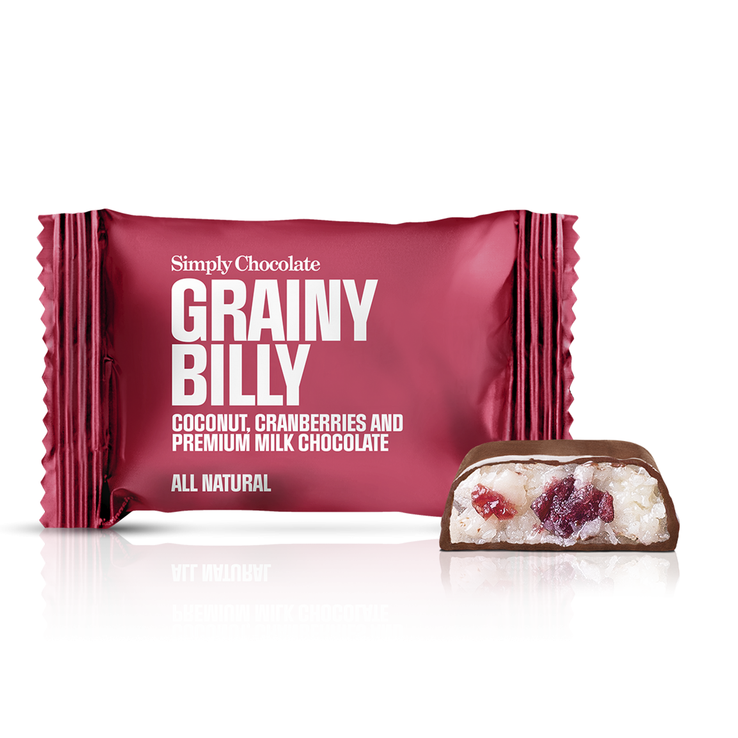 Chokolade Bites kokos &amp; traneb, Grainy Bill 10g