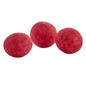 Hvid chokoladekugle m. hindbr 1000g 