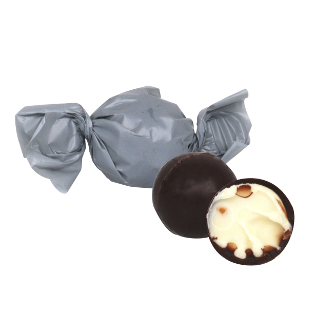 Chokolade kugler, saltkaramel, lysbl folie 100g 