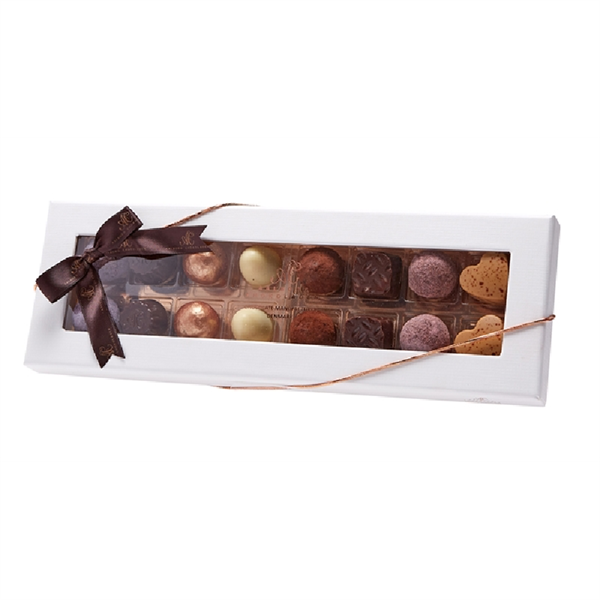 ske med 16 stk. chokolader