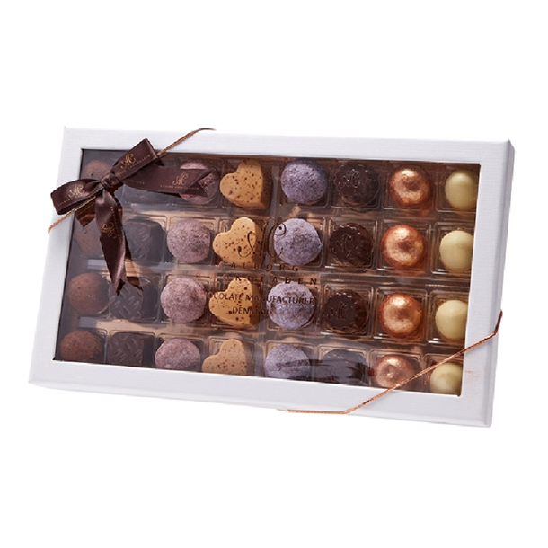 ske med 32 stk. chokolader