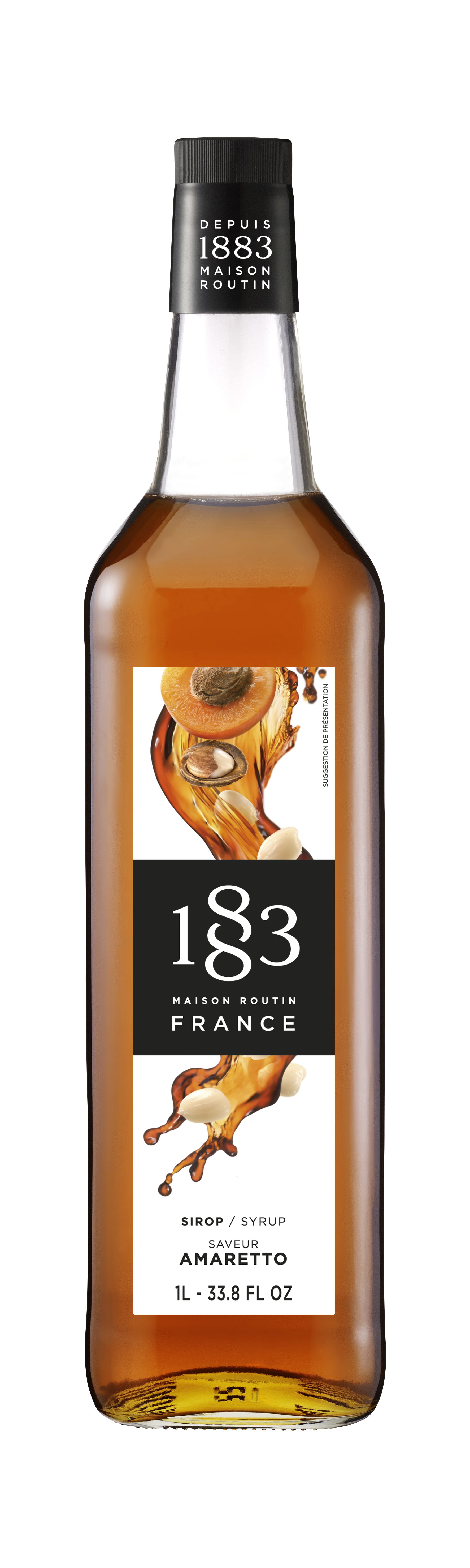 1883 amaretto sirup 1 liter glas