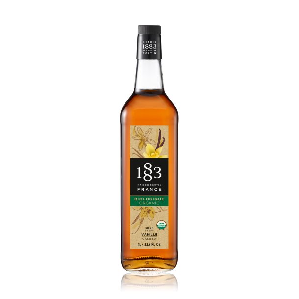 1883 vanilje sirup kologisk 1 liter glas