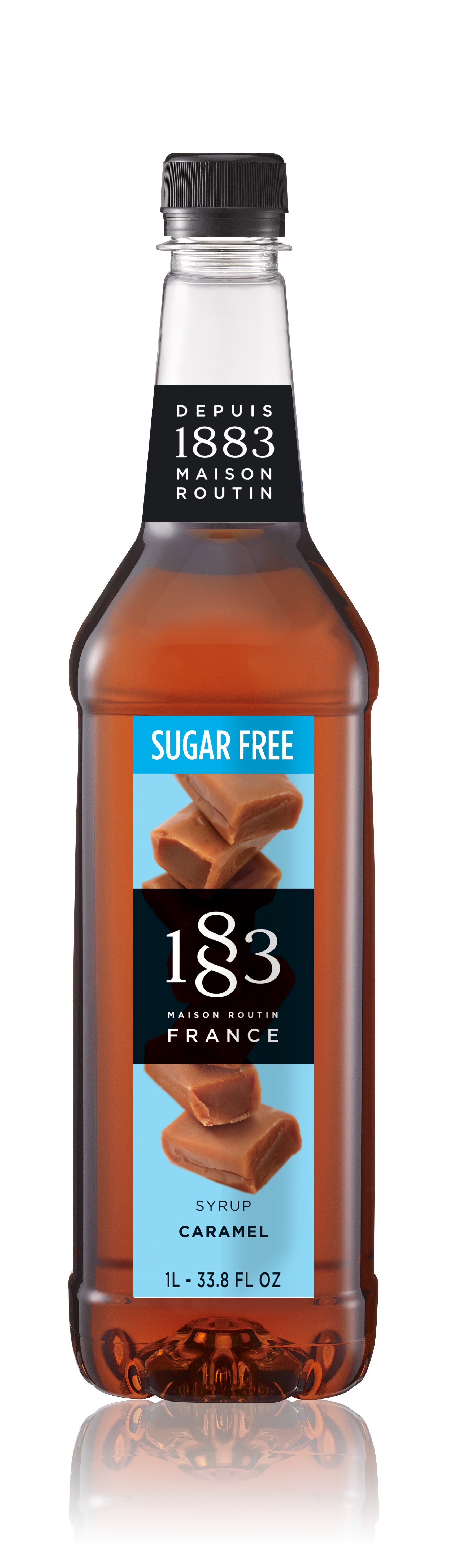 1883 sukkerfri karamel sirup pet flaske