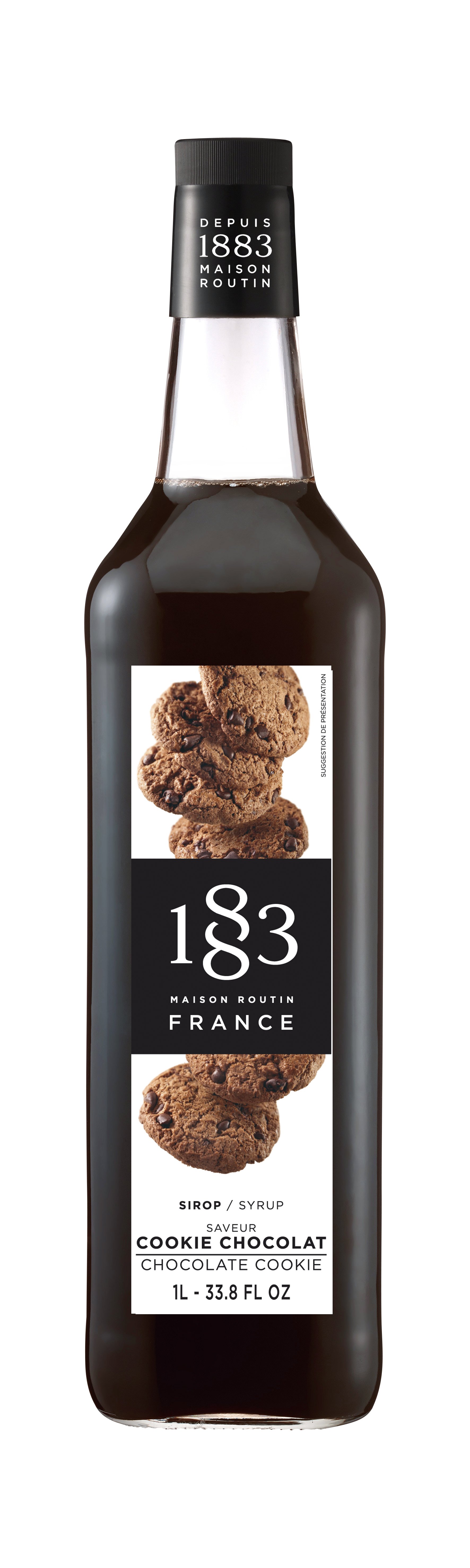 1883 chocolate cookie sirup 1 liter glas