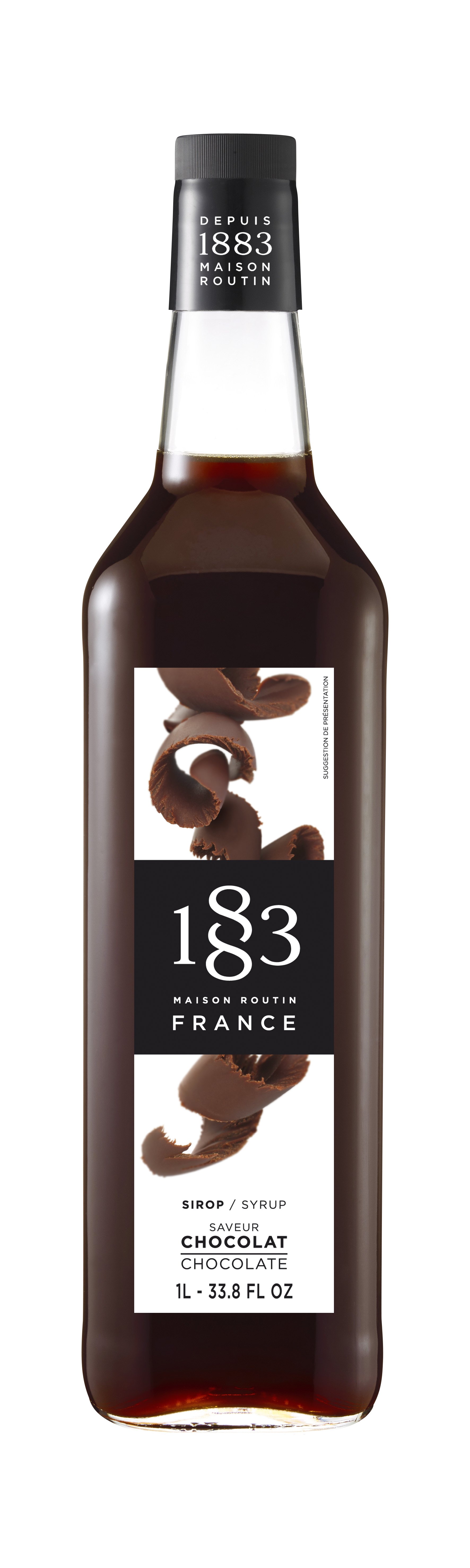 1883 chocolade 1 liter glas