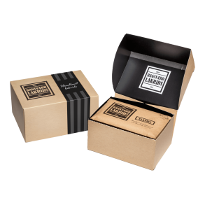 Sort Gavebox - 5 stk Lakridsplader