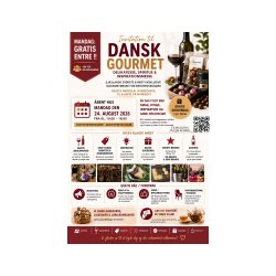 DANSK GOURMET MESSE 2026 BILLET D. 24/08 KL. 10-18 G�LDER KUN FOR ERHVERV! (�bent hus)