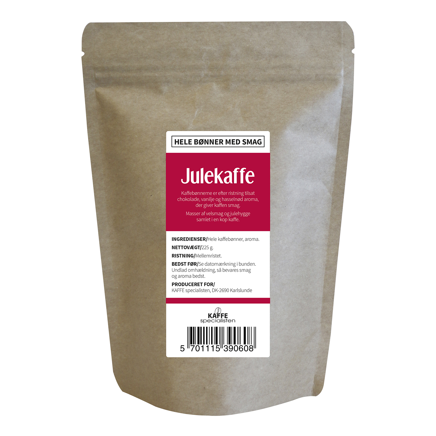 Jule-Kaffe Hele bnner 225g