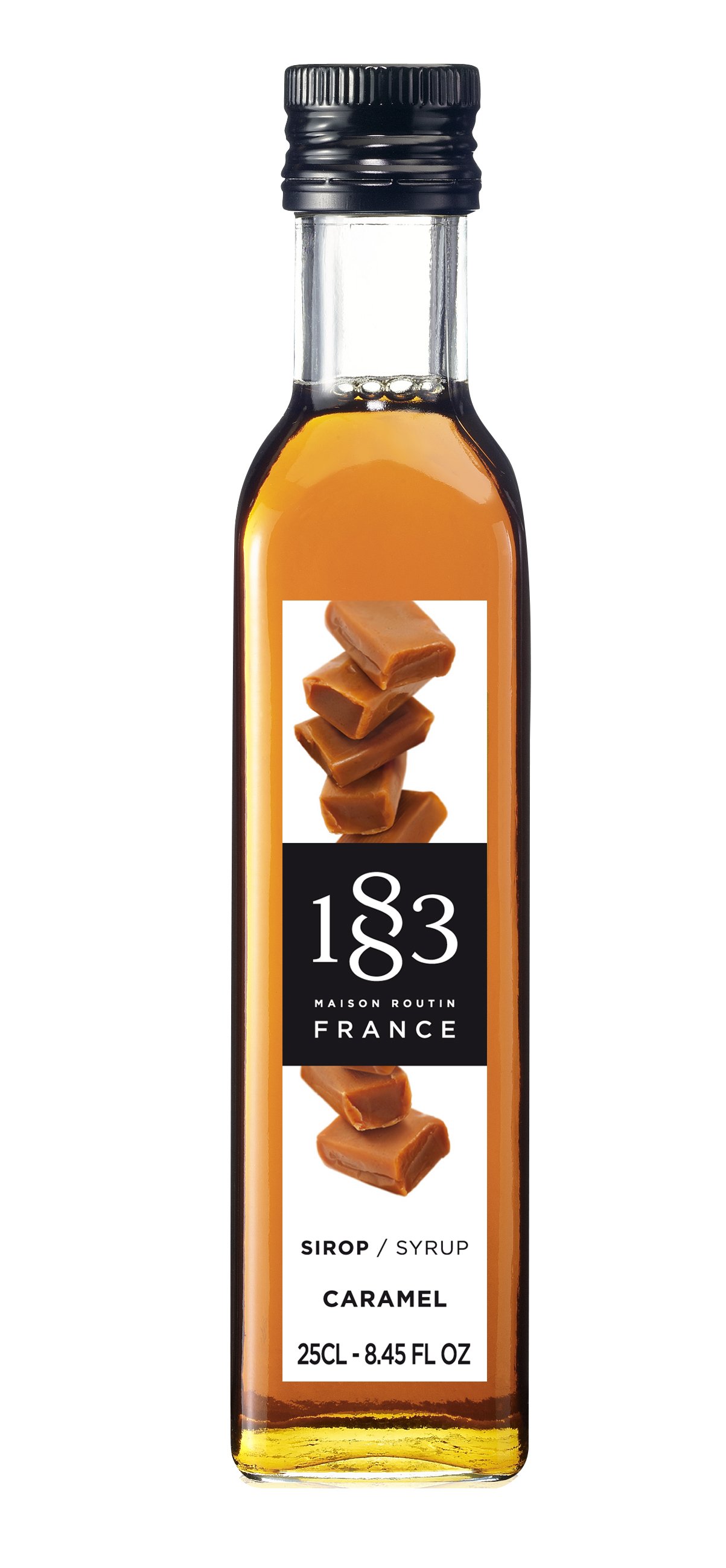 1883 karamel sirup 25 cl glas