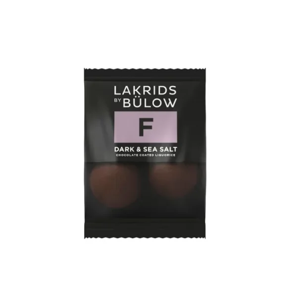 Lakrids by B�low - F - Mini - Dark &amp; Sea salt Flowpack