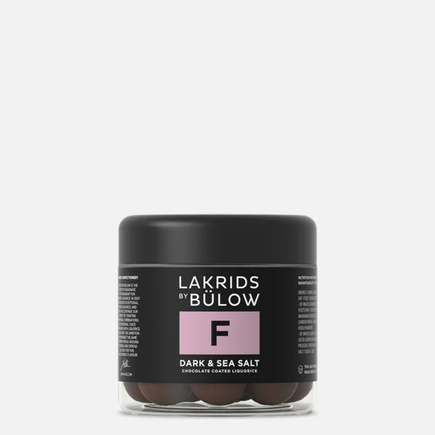 Lakrids by B�low - F - Small - Dark &amp; Sea salt