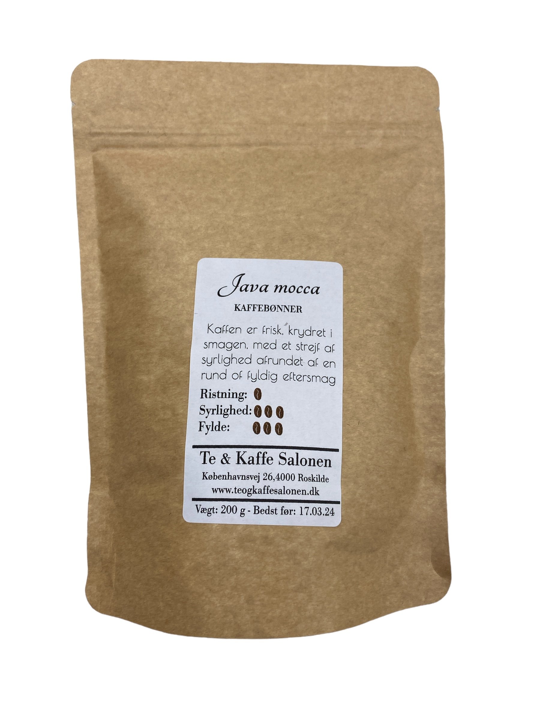 Java mocca Hele bnner 200 g