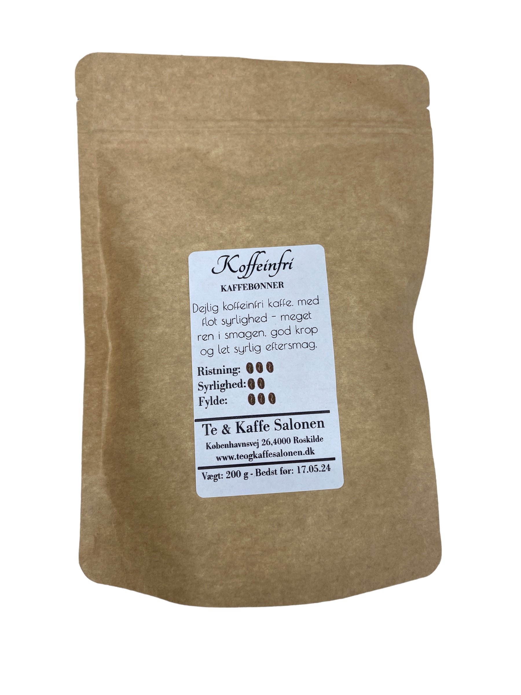 Koffeinfri Hele bnner 200 g