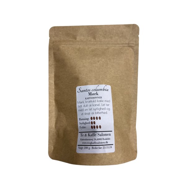 Santos Columbia Mrk Hele bnner 200 g