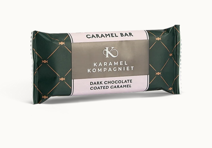 Karamel kompagniet - Karamel bar - Dark chocolate coated caramel bar