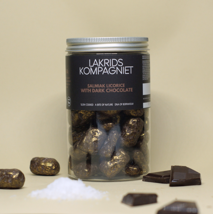 Kopi af Lakrids kompagniet - Salmiak Licorice with dark chocolate - Large