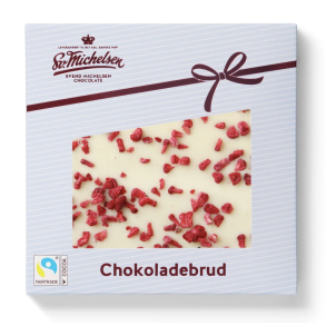 Sv. Michelsen - Chokoladebrud Hvid chokolade med hindb�r