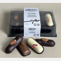 Sv. Michelsen - 4 petit fours - marcipan favoritter