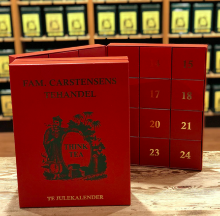 Carstensens te-julekalender, 2x24 breve