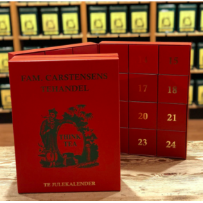 Carstensens te-julekalender, 2x24 breve