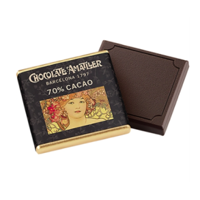 Caf chokolade, blandet lys/mrk  5g/100stk