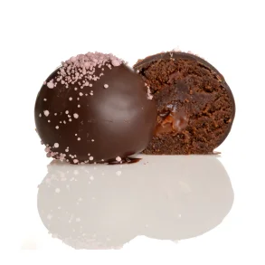 Trffel romkugle med solbrkaramel fra Selected Gourmet (1 stk)