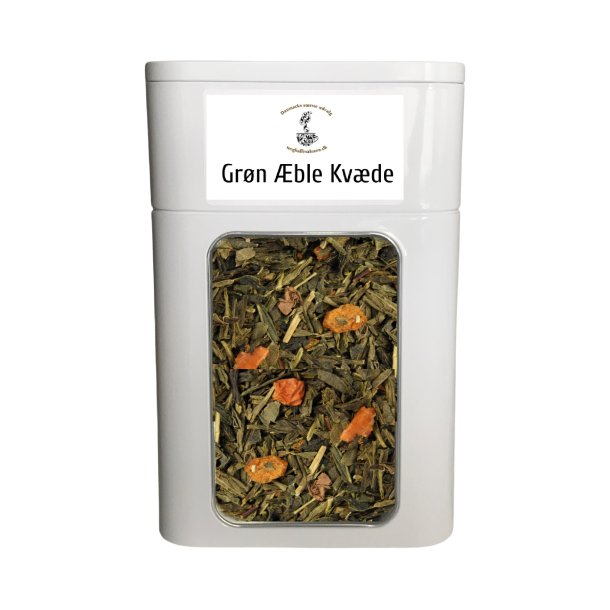 Dse inkl 1 kg *valgfri te (hvid metal med vindue)
