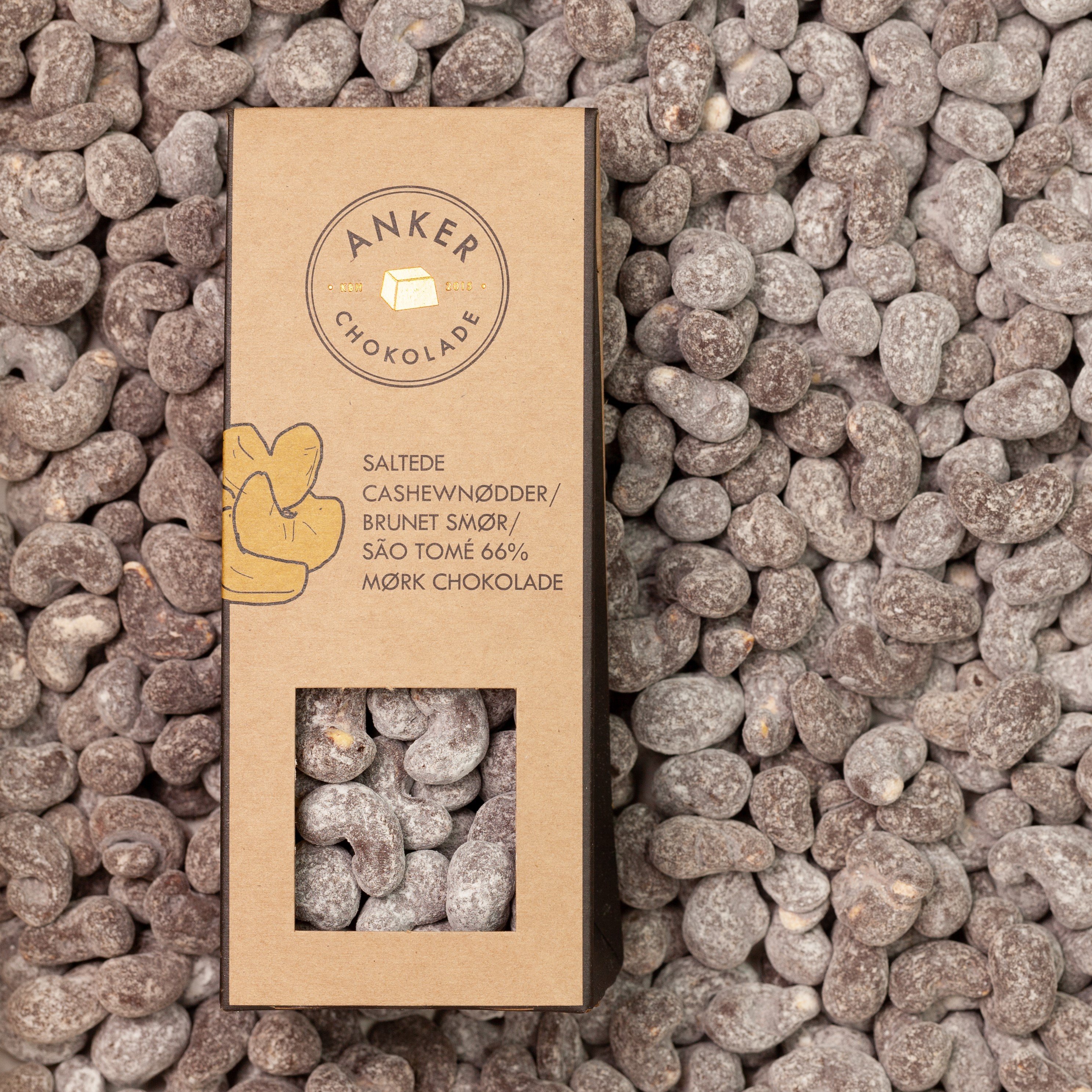 Cashewndder / brunet smr / flormelis / SO TOM 66% mrk chokolade