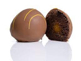 Trffel romkugle med saltkaramel fra Selected Gourmet (1 stk)