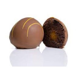 Trøffel romkugle med saltkaramel fra Selected Gourmet (1 stk)