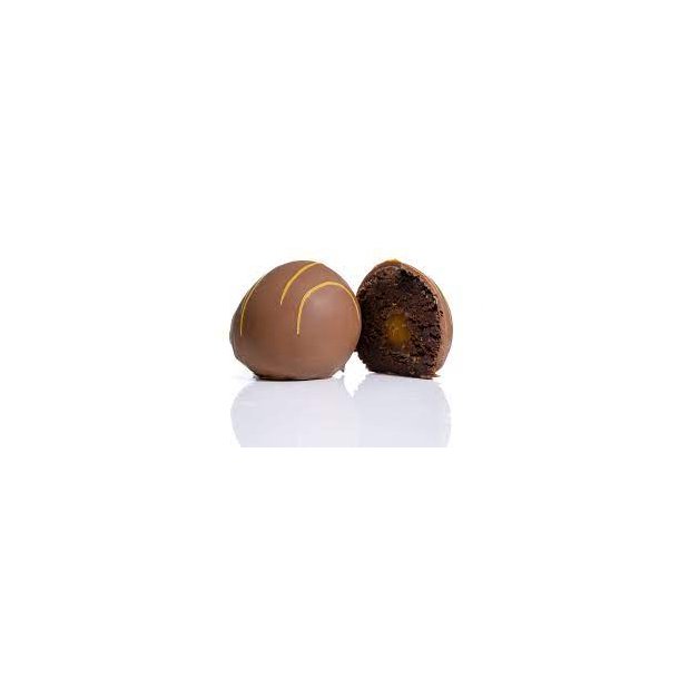 Trffel romkugle med saltkaramel fra Selected Gourmet (1 stk)