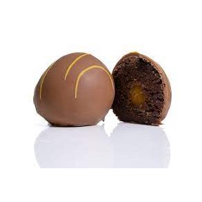 Mini trffel romkugle med Saltkaramel, flowpack