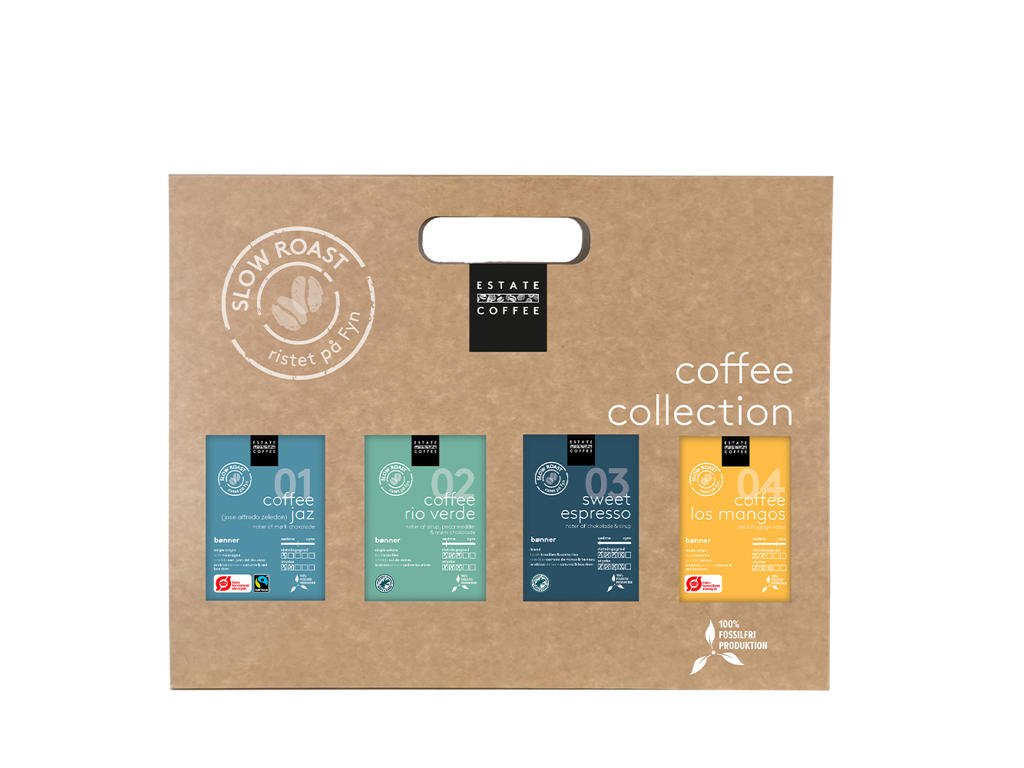 Estate Coffee Adventskalender hele b�nner, 4x125g