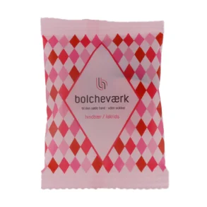 Flowpack Bolchev�rk, Sukkerfri - Hindb�r, lakrids, 12 g
