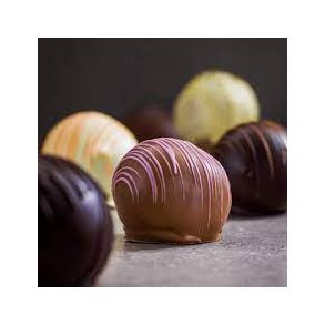 Trffel romkugle assorteret fra Selected Gourmet (1 stk)