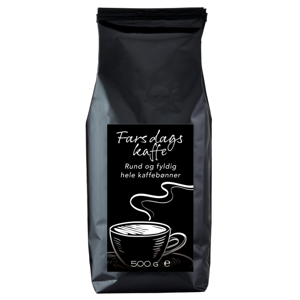 Fars dag kaffe, Hele bnner, 500 g