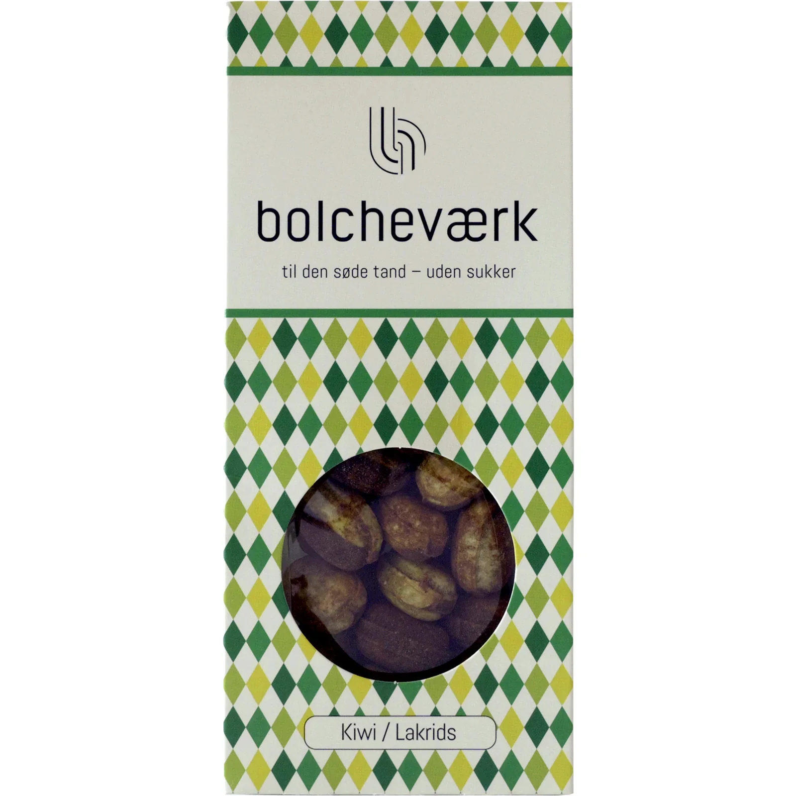 Bolcheværk, Sukkerfri - Kiwi, lakrids