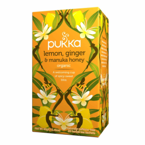 Pukka - Lemon, Ginger & Manuka Honey te - �ko