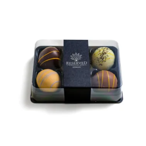 Trffelromkugler Blandet 6stk